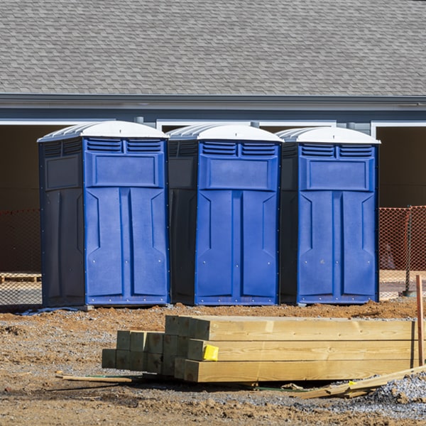 how do you dispose of waste after the porta potties have been emptied in Harviell